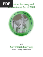 Download Public Law American Recovery and Revitalization Act of 2009 Economic Stimulus Act signed by President Barack Obama February 17 2009 by Governors Library SN12591762 doc pdf