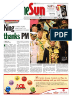 Thesun 2009-02-17 Page01 King Thanks PM