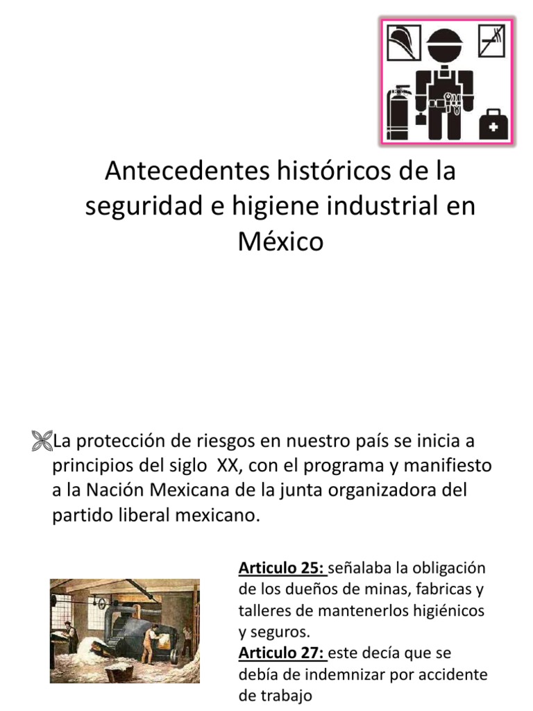 Antecedentes Históricos de La Seguridad e Higiene Industrial | PDF