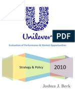 Unilever (Strategy & Policy)