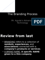 The Branding Process: Mr. Aguda's Advanced Technology