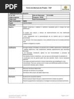 Fetch Modelo TAP Termo de Abertura Projeto