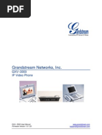 Download GXV3000 Series User Manual by Chicago Video Phones Inc SN12595600 doc pdf