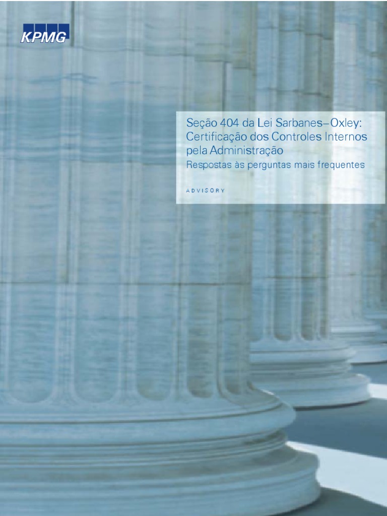 Certificação de Controles Internos SOX 404 | PDF