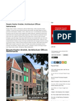 Desain Kantor Arsitek, Architecture Offices Netherlands Inilah Info