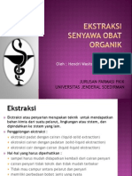 Ekstraksi Senyawa Obat Organik Fix