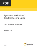 NetBackup Troubleshooting Guide