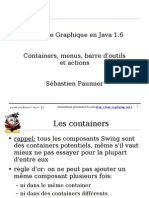 Containers, Menus, Barre d'Outils