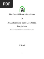 The Overall Financial Activities of Al-Arafah Islami Bank LTD (AIBL), Bangladesh