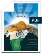 A Project Report On FDI in Indian Retail Sector