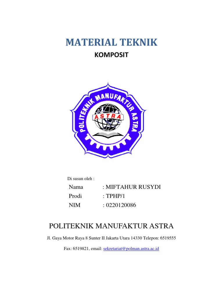Pengenalan dan Klasifikasi Komposit | PDF