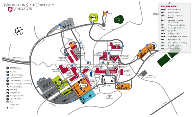 Wsuv Campusmap | PDF