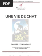 Une Vie De Chat Dossier Pedagogique Pdf Pdf Chats Bleu