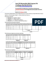 Ringkasan Materi UN Matematika SMA Per Indikator Kisi Kisi SKL UN 2012