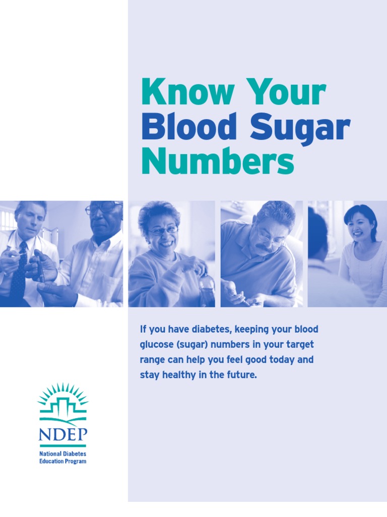 Know Your Blood Sugar Numbers Pdf Glycated Hemoglobin Disorders