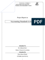 Accounting Standards in India- Kiran Shinde [Roll No