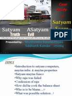 16782318 Case Study of Satyam Scam