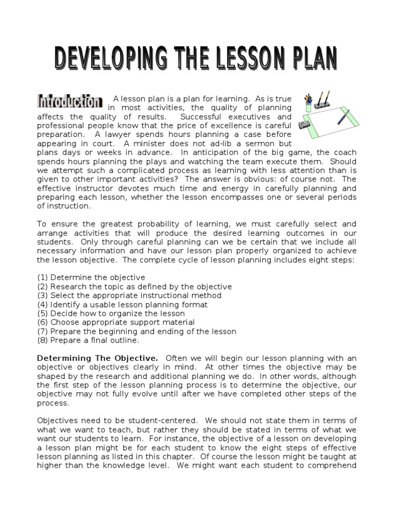 Reflection on Effective Lesson Planning | PDF | Lesson Plan | Learning
