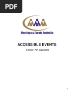 Accessible Events Guide