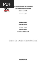 ESTUDO DE CASO - ANÁLISE DO CARGO GERENTE FINANCEIRO