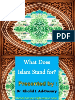 What Does Islam Stand For