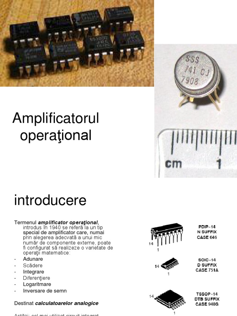 Amplificatorul Operaţional | PDF