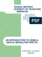 Regional Biotech at The University of Texas-Pan American: Bioscience Education For The Rio Grande Valley