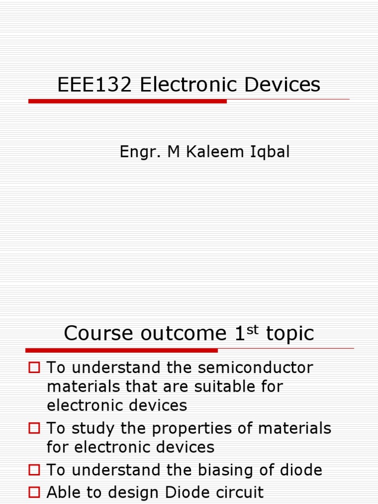 Understanding Semiconductor Devices | PDF | Doping (Semiconductor ...