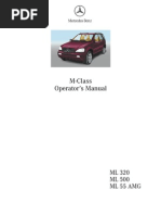 Download Mercedes Ml320 Ml500 Ml55amg Owners Manual 2002 by dogant SN126012932 doc pdf
