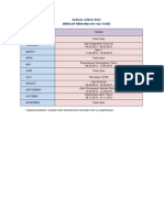 Jadual Ujian 2013