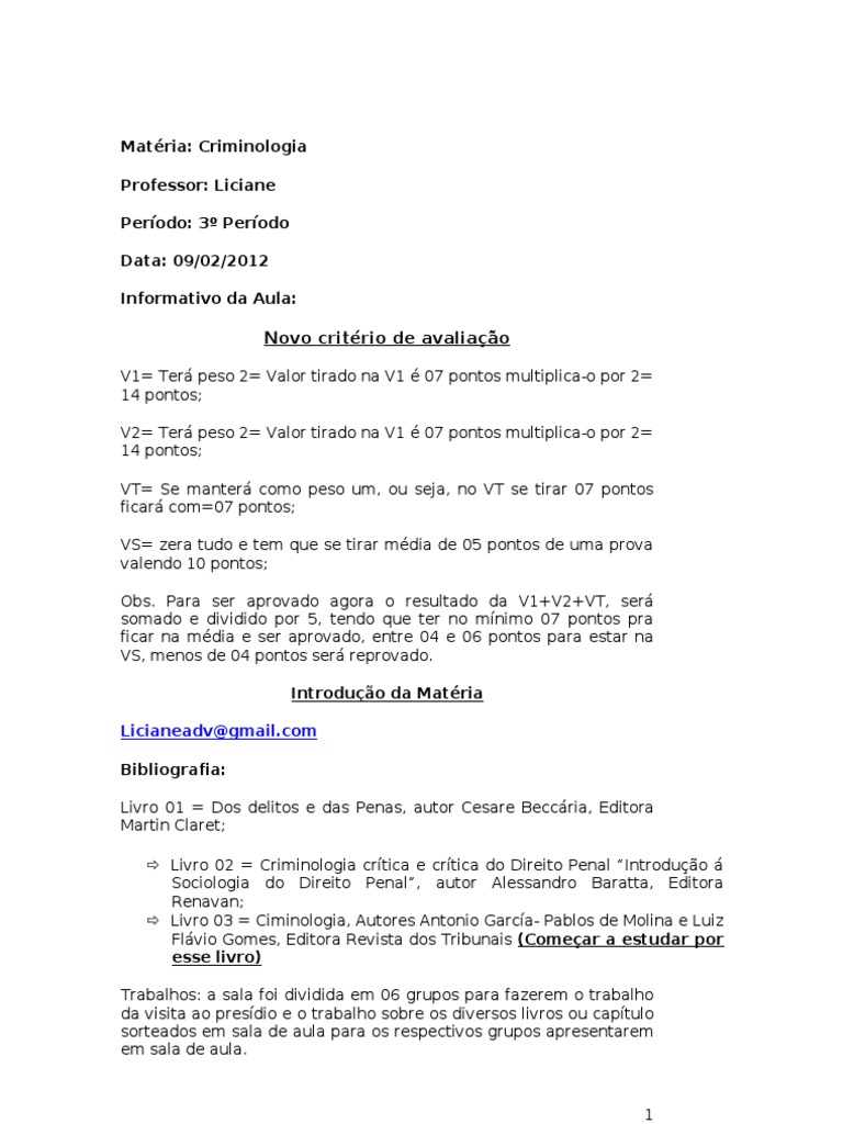 criminologia.pdf Criminologia Crimes
