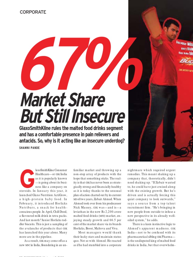 GSK's Growth Strategy Under Zubair Ahmed | PDF | Glaxo Smith Kline ...