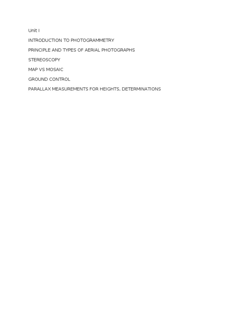 Unit I | PDF