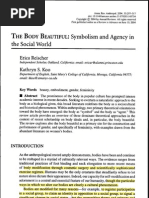 Download THE BODY BEAUTIFUL Symbolism and Agency in the Social Worldy Beautifull by Ati Egas SN126027501 doc pdf
