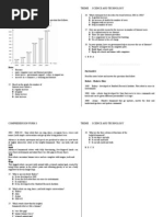 Comprehension Form 3 Theme: Science and Technology