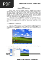 Download Splus Komputasi Statistik Semester Akhir 2009-2010 by MustakiMipa Regresi SN126032139 doc pdf
