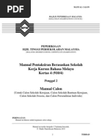Format Esei Bahasa Melayu STPM