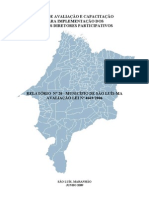 MA - Relatório Municipal nº20 - São Luís - Frederico Lago Burnett e Edelcy Ferreira - Jun 2009