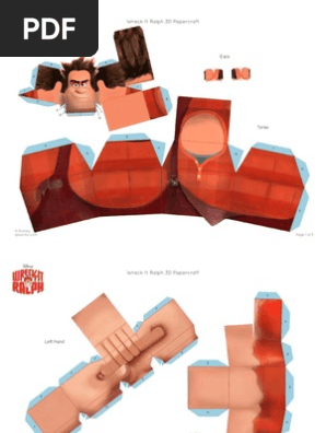Wreck It Ralph 3D Papercraft 0912 0