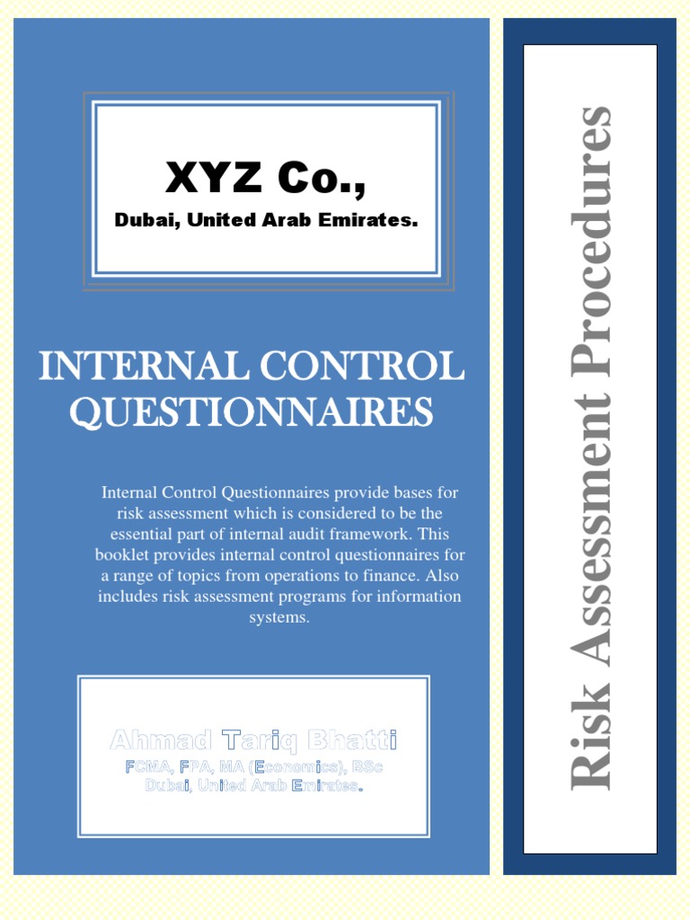 Internal Control Questionnaires Guide | PDF | Cheque | Payments