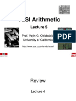 VLSI Arithmetic: Prof. Vojin G. Oklobdzija University of California