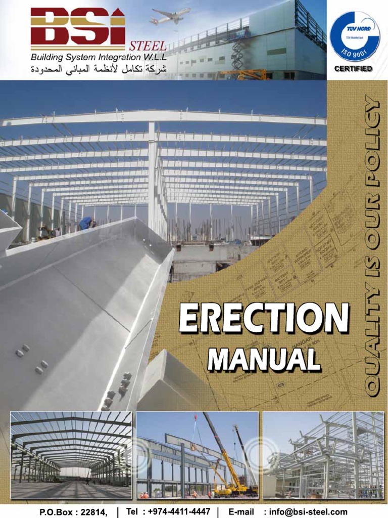 Erection, PDF, Framing (Construction)