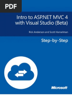 Intro to ASP.net MVC 4 With Visual Studio - Beta