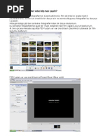 Çektiğiniz Fotoğraflardan Video Klip Nasıl Yapılır