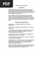 A BÍBLIA E AS DISPENSAÇÕES