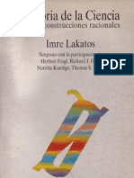 Imre Lakatos, Historia de La Ciencia y Sus Reconstrucciones Racionales (Tecnos)