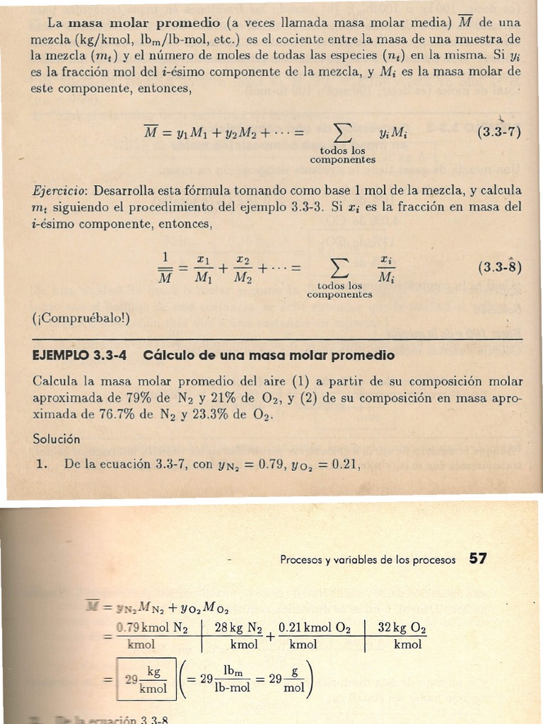 Peso Molecular Promedio