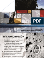 Panel Microhormigón