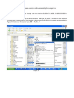 Manual para compressão de arquivos multiplos