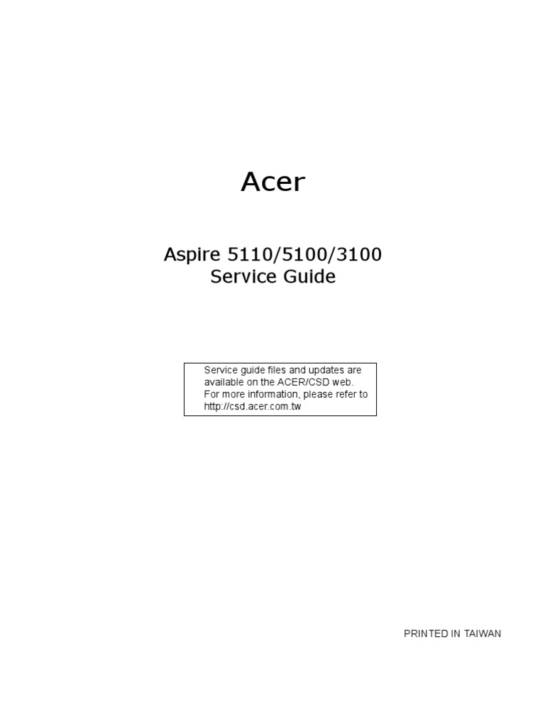 acer_aspire_5110,_5100,_3100_service_guide.pdf | Antivirus Software | Usb  Flash Drive